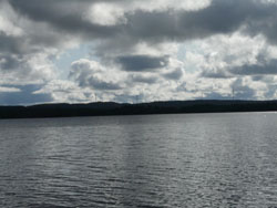 Järvsandberget. Resning pågår F5. Vy från Ursvattnet